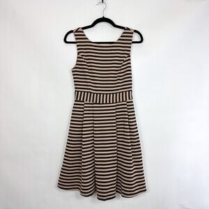 Altar'd State Striped Sleeveless Mini Dress with Bow Back